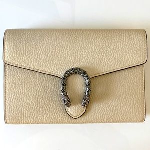 Gucci Dionysus mini leather chain bag (Authentic)